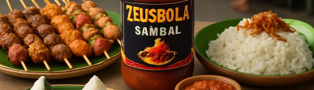 Ilustrasi Kuliner Indonesia yang Viral: Zeusbola Sambal dan Lainnya